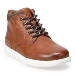 Boys Brown Leather Ankle Boots